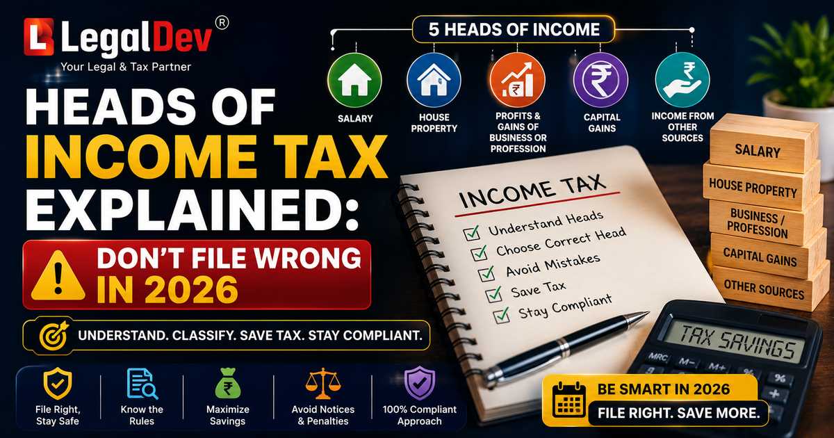 Heads of Income Tax Explained